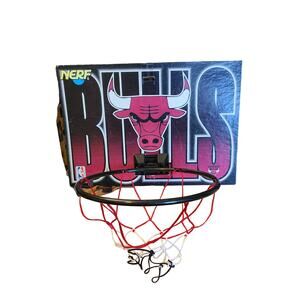 Vintage 1993 NERF Kenner CHICAGO BULLS NBA Hoops Jam incomplete parts